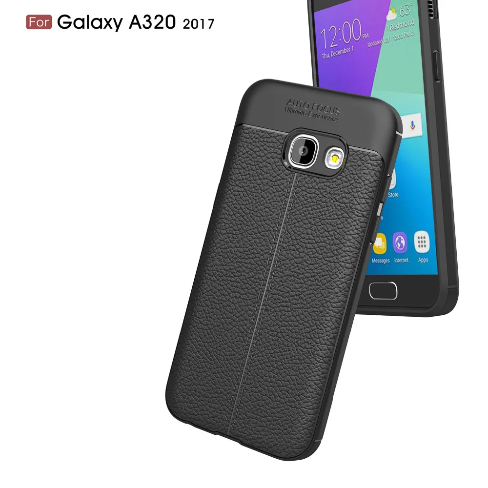 Case For Samsung Galaxy A3 2017 A320 Cover Soft Silicone Rubber TPU Luxury Phone Back |