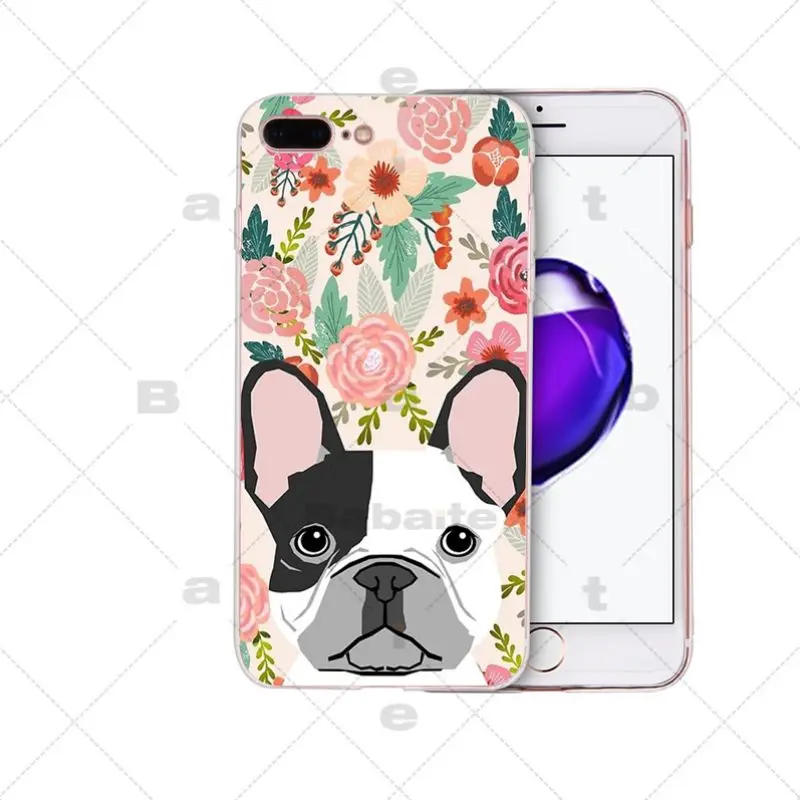 Мягкий чехол Babaite для iPhone 5 5Sx 6 7 8Plus X XS MAX XR11 11pro 11promax с таксой французским бульдогом