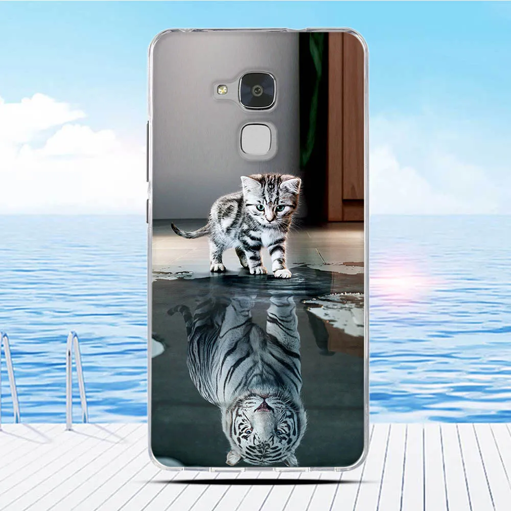 for Huawei Honor 5C 7 Lite Case Cartoon 3D Relief Printing Pattern Back Cover TPU Soft Silicone Coque Capa Funda | Мобильные