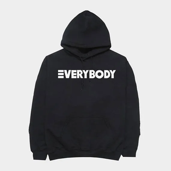 

everybody Logic Everybody Album Hoodie black grey hoodie high quality hoodies jumper Unisex tops
