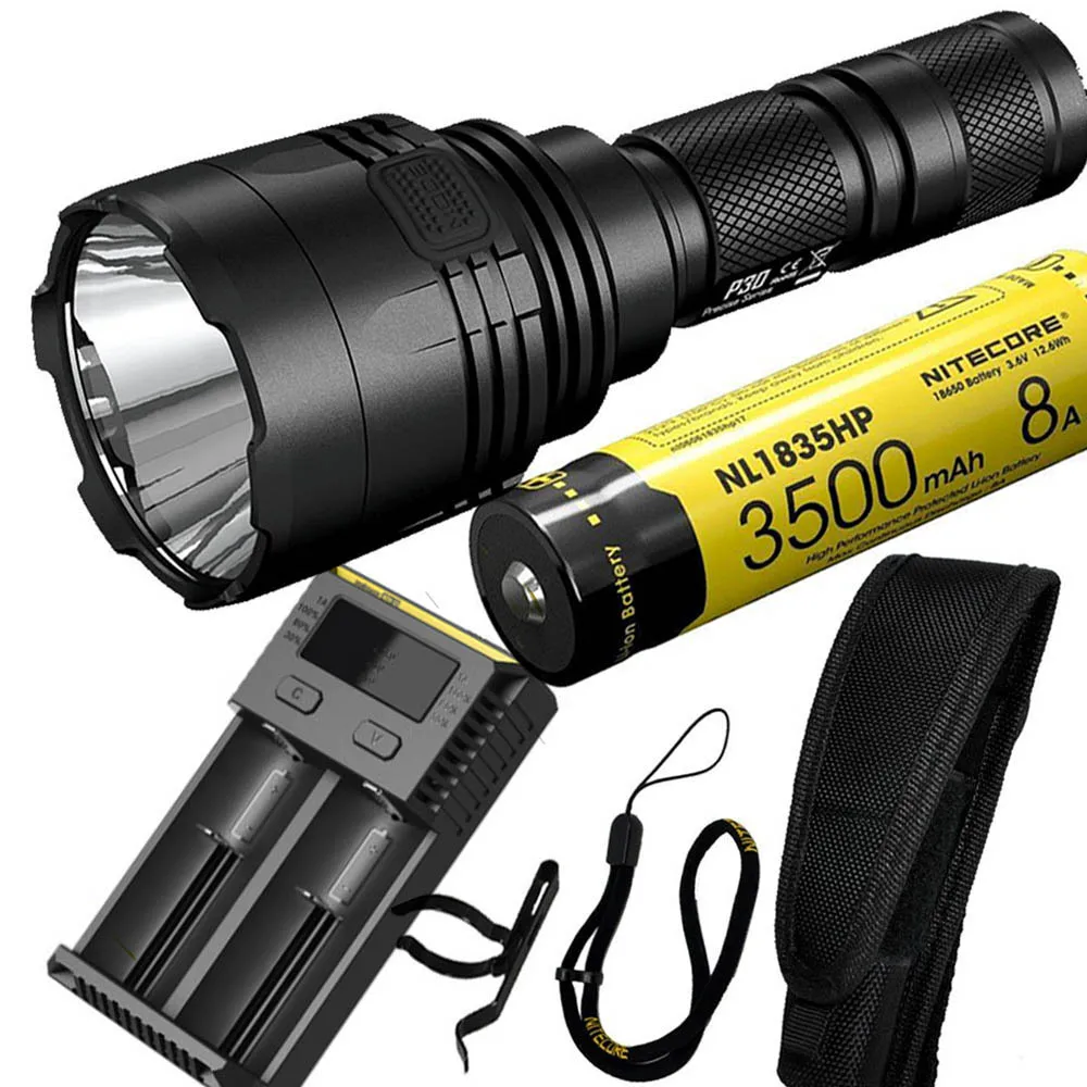 NITECORE P30 вспышка светильник CREE XP-L HI V3 светодиодный макс. 1000 лм 8 режимов работы луч distane 618 м светодиодный фонарь наружный спасательный светильник