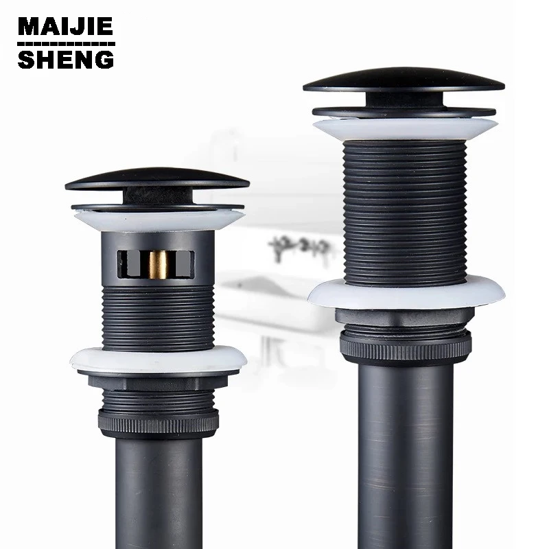 Всплывающие сточные раковины без и с переливом античный кран сливы античная