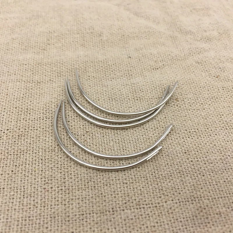 Изогнутые швейные иглы из нержавеющей стали 10 шт. 5 см | Дом и сад