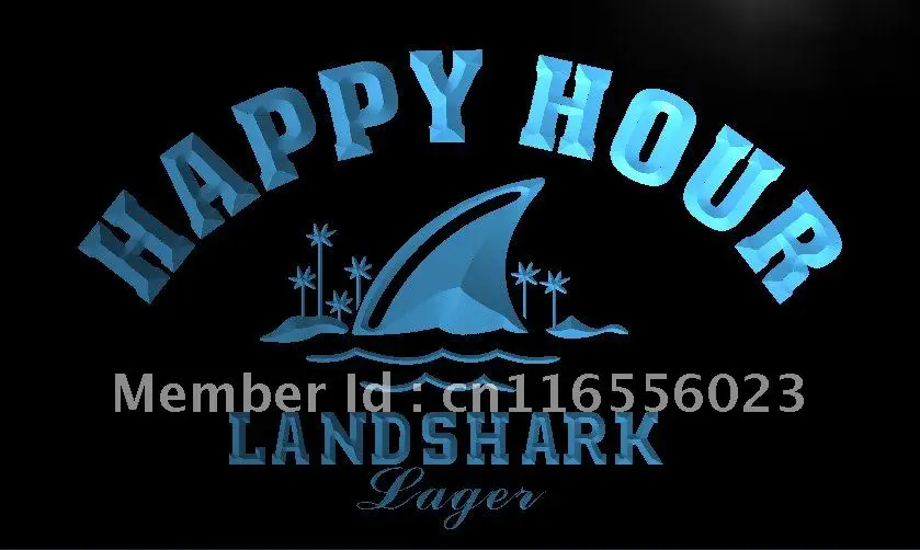 

LA658-светильник Landshark, фотоэлемент, неоновая вывеска, украшение для дома