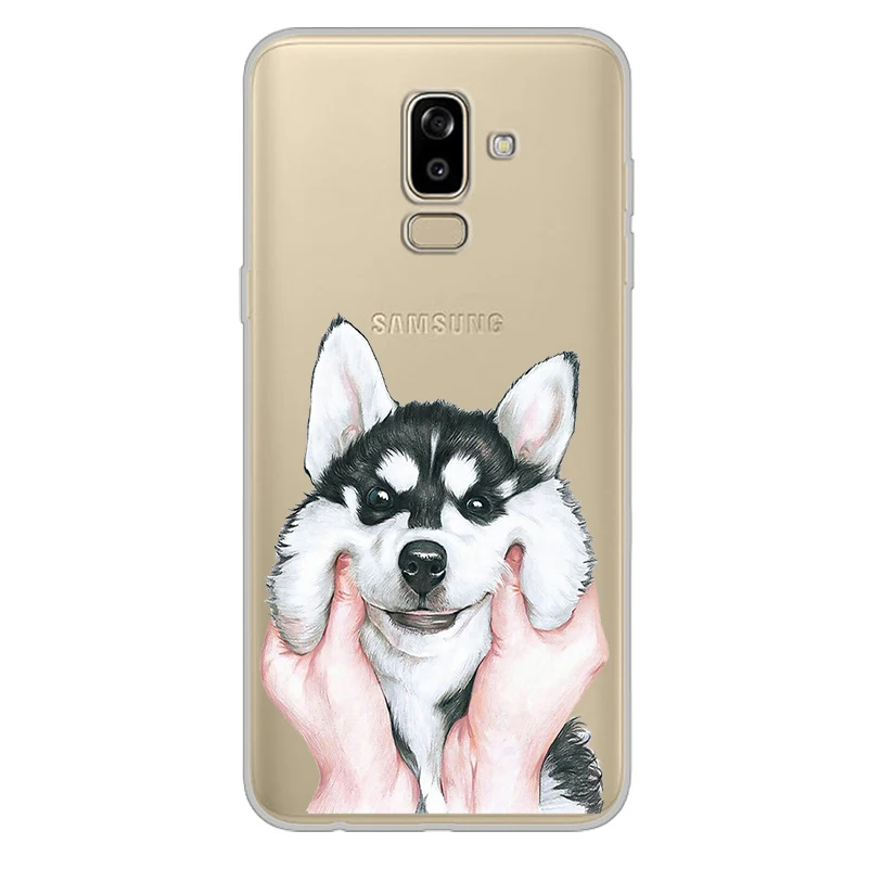 Ciciber чехол для телефона Samsung Galaxy J5 J6 J7 J8 мягкий J4 J3 J2 J1 Prime Core Plus 2016 2017 2018 собака кошка