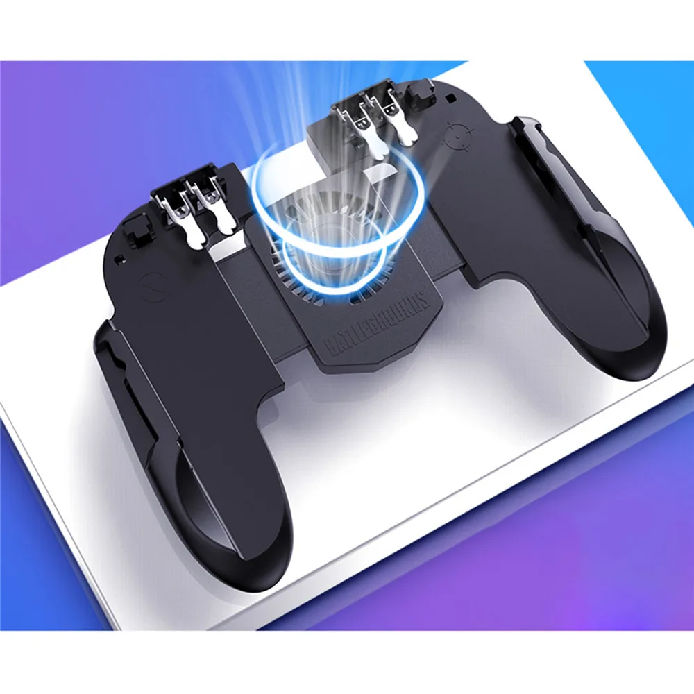Мобильный контроллер PUBG геймпад с кулером охлаждающий вентилятор для iOS Android Samsung