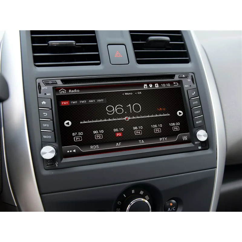 2 Din Android четырехъядерный автомобильный dvd для NISSAN QASHQAI Tiida универсальный