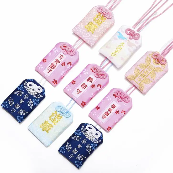 1 шт. Kawaii Omamori Фортуна успех работа любовь безопасность богатые телефон кулон держатель девушка ребенок подарок вечерние сувениры