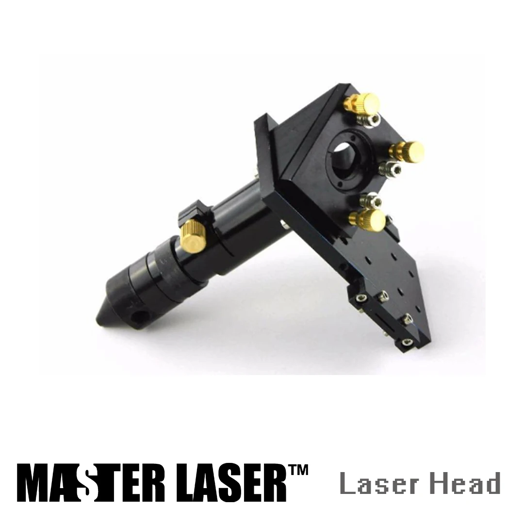 Laser Lens DIA 20mm FL100mm 4inch Mirror  DIA 25mm with Gas Nozzle  CO2 Laser Cutting Machine Components Laser Head