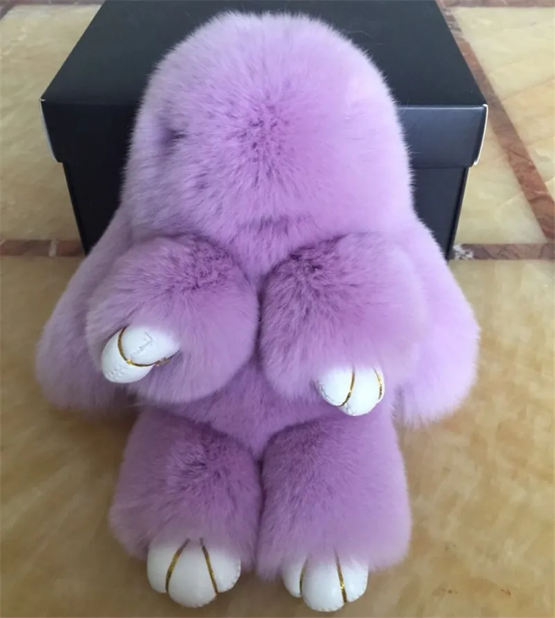 Супер милый мягкий пушистый кролик плюшевые игрушки Подвески Кролик куклы сумка
