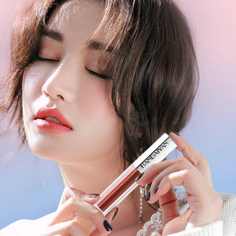 12 цветов бархатная матовая губная помада стойкая макияж водостойкие жидкие