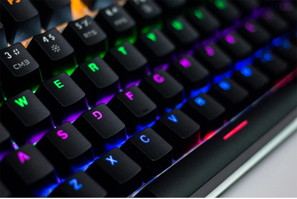 Проводная Механическая клавиатура 87/104 ключей RGB синий переключатель светодиодный подсветкой anti-ореолы для игры русский/английский/ испанский макет