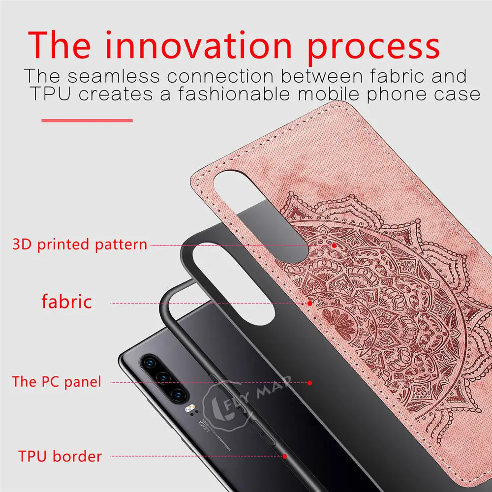 Тканевый силиконовый чехол для телефона Huawei P30 P 30 ELE L09 L29 AL00 ELE-L09 ELE-L29 защитный с