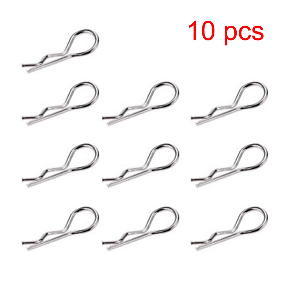 10 шт. R type зажимы для корпуса с алюминиевым креплением 1/10 RC автомобиля