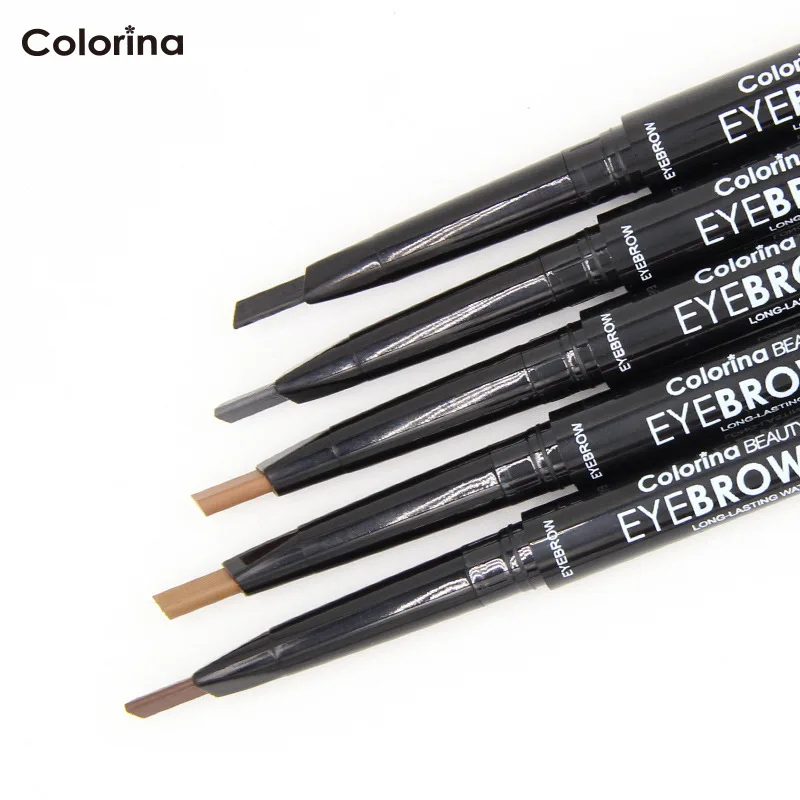 COLORINA 5 цветов двойной карандаш для бровей водостойкая долговечная без цветения