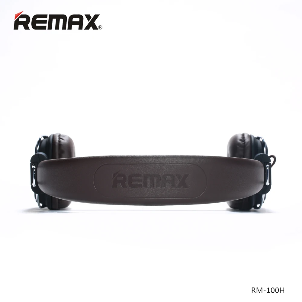 Remax 100 H Наушники Hi Fi с микрофоном Складная Handsfree основной гарнитура для iPhone Xiaomi