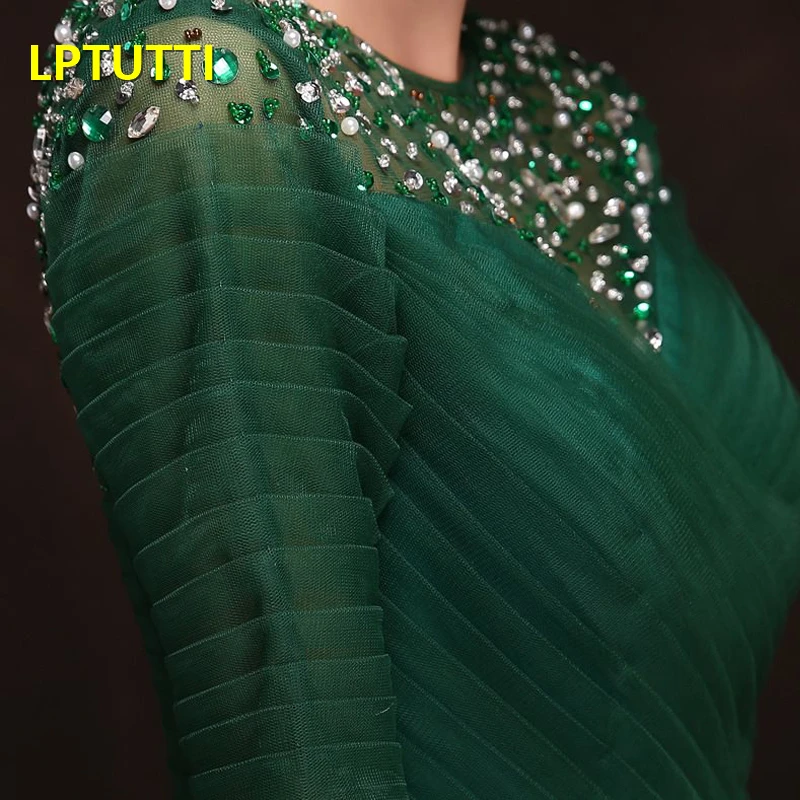 Женское длинное вечернее платье с кристаллами | Свадьбы и торжества