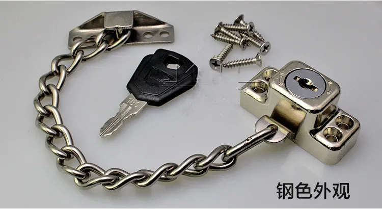 Оконный замок из нержавеющей стали с ключами для безопасности детей|lock with key|door