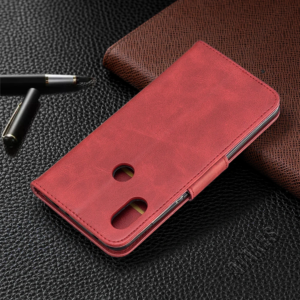 Винтажный чехол из искусственной кожи для Xiaomi Redmi 7 Note 7 6 Pro 5 Plus 6a A2 lite, бумажник, откидная подставка, отделения для карт, магнитная застежка
