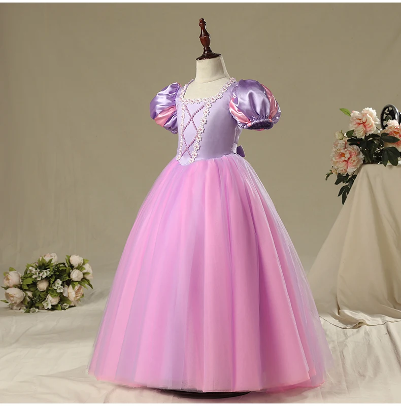 Ruifglasb girl party dress Princess raiponce vestido infantil rapunzel ball gown dresses aniversario prenses elbise costume | Детская