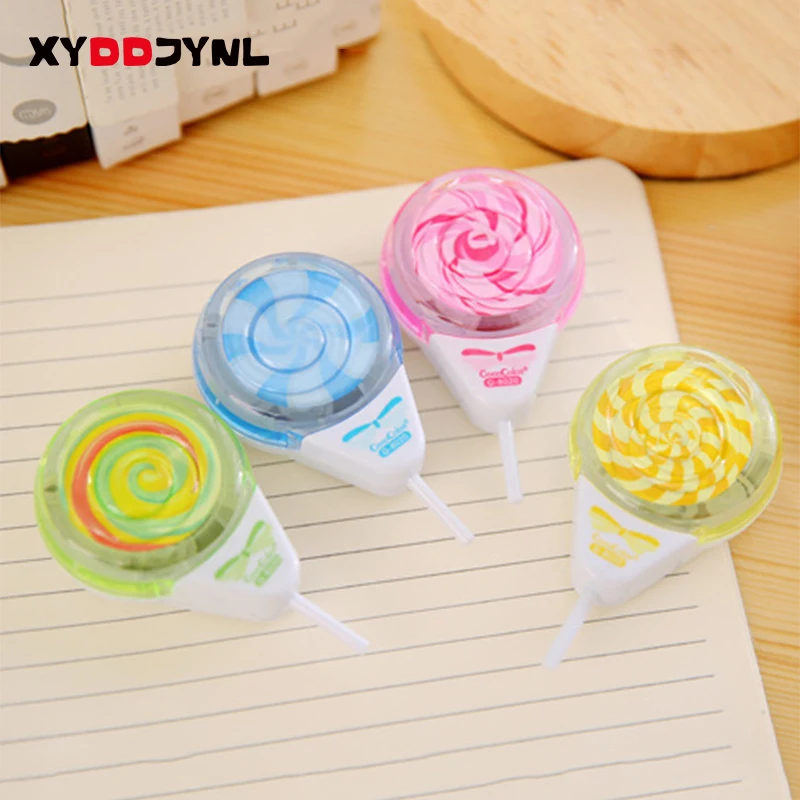 1 шт. новинка карандаш-карандаш в форме леденца нож корейские канцелярские