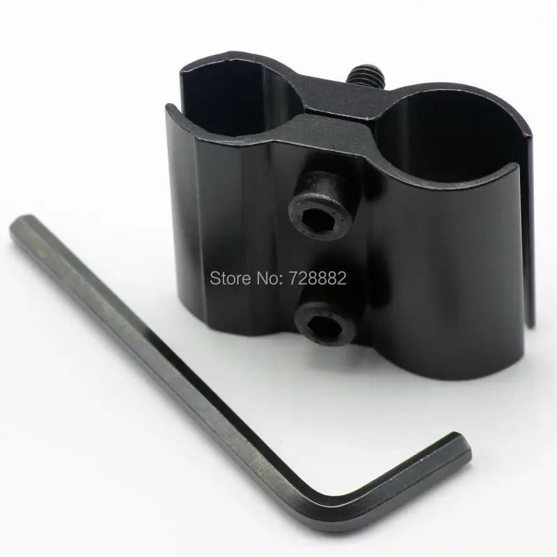 Высокое качество двойной бочонок кольцо держатель для фонарика фонарь Лазерный