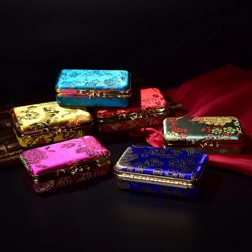 1 шт вышитый цветок дизайн Губная Помада Макияж сумка чехол для губной помады