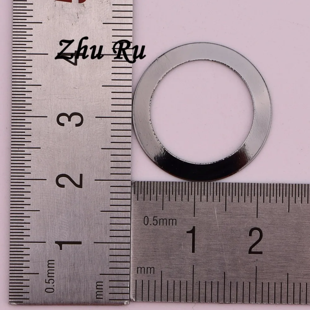 ZHU RU 20 шт./лот 22*0 4 мм кольцо для ключей с винтовой крышкой подвески-обручи модные