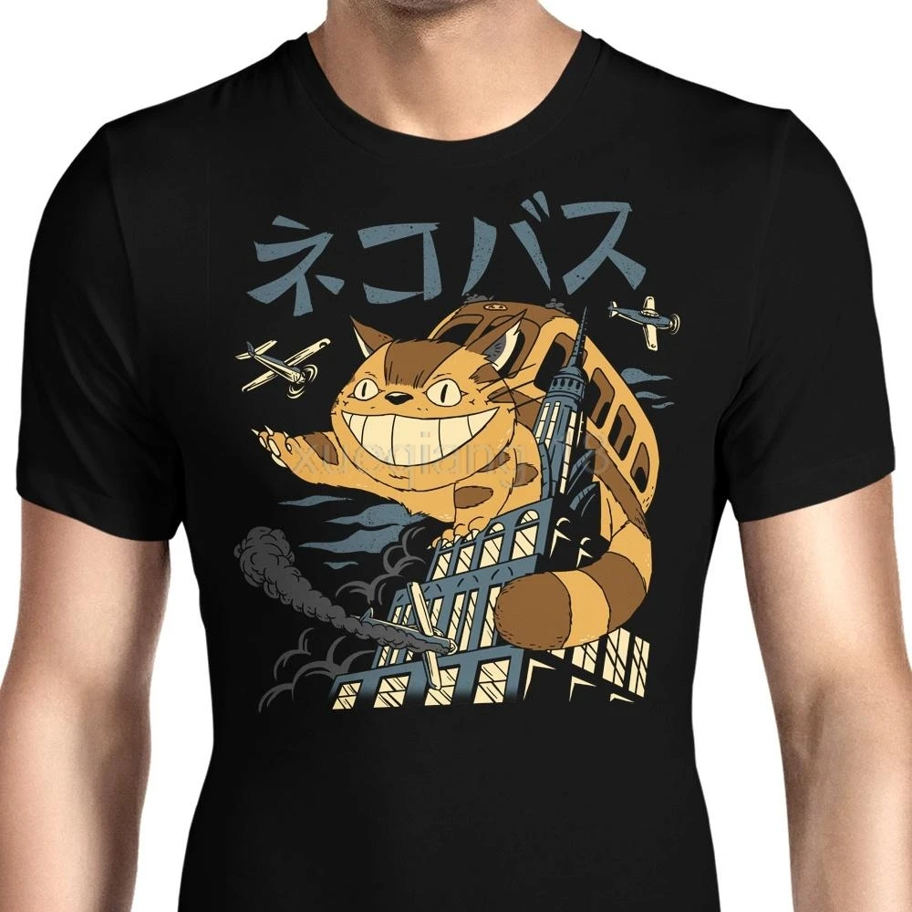 Cat Kong атак MFit черный|Мужские футболки| |