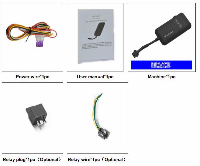DEAOKE 4 Pin gt02d tk110 автомобиля/Автомобильный gps трекер с обнаружением причины неииправности Асс Отключение подачи топлива