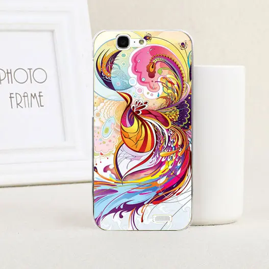 22 Pattern Colored Painting Hard Plastic Case Huawei Ascend G7 Cover C199 Phone Skin In Stock |