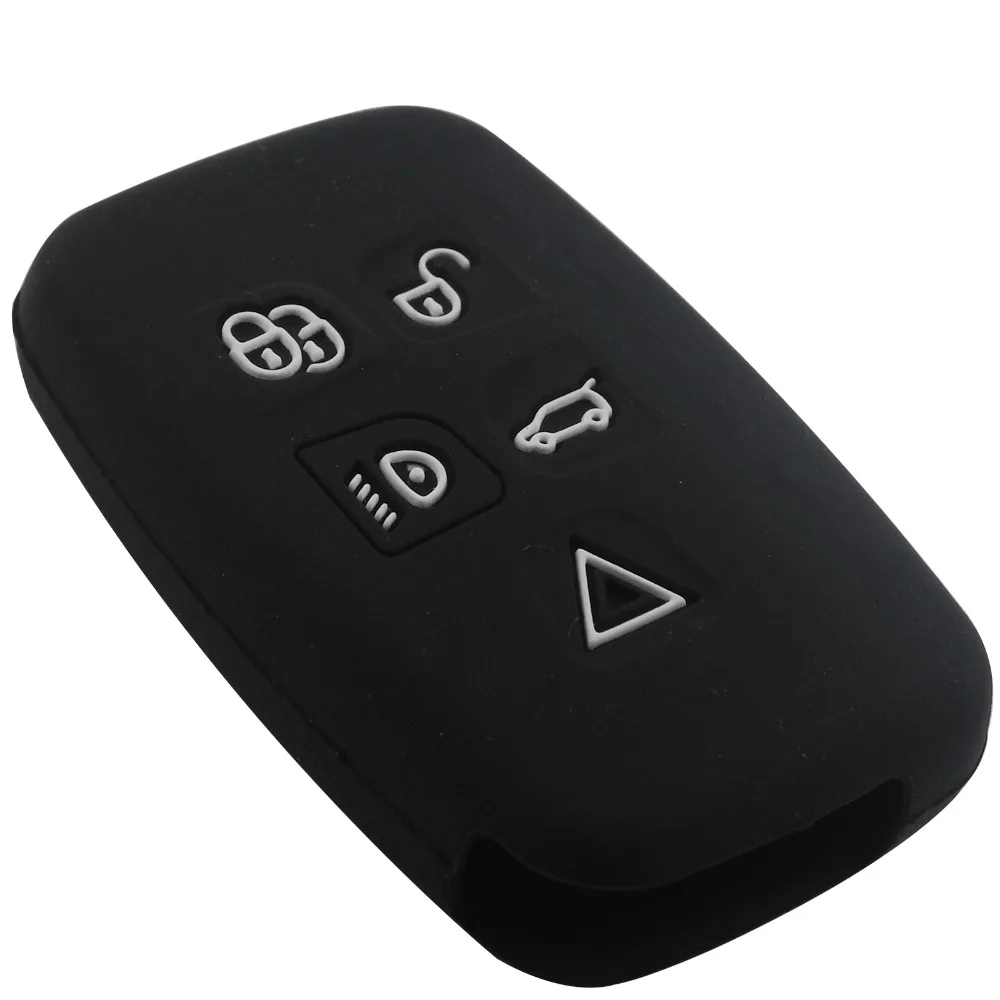 5-кнопочный силиконовый каучук для Land Rover A9 Sport Evoque Freelander 2 Jaguar XE XJ XJL XF C-X16 V12 Guitar F X Typ