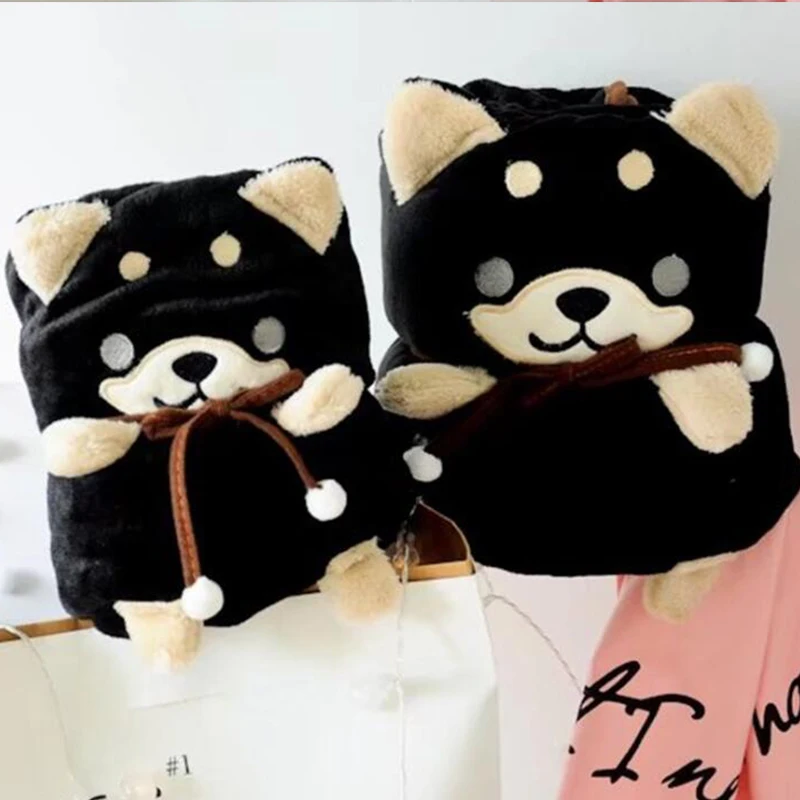 YunNasi мягкая игрушка для собаки с одеялом мягкие игрушки Kawaii shaba Inu спальный коврик
