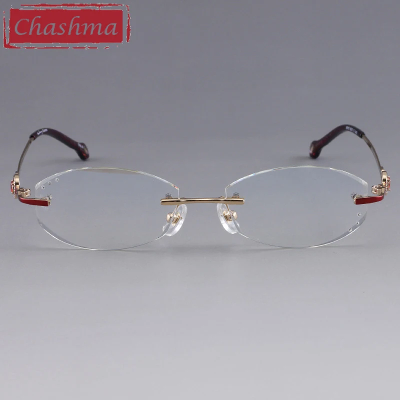 Бренд Chashma тонированные линзы очки для близорукости чтения модные с бриллиантами