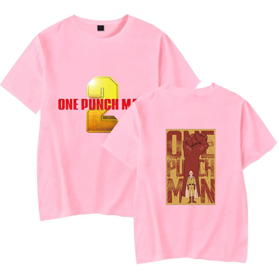 

Футболка Aikooki для мужчин и женщин, модная повседневная рубашка в стиле хип-хоп, с принтом One Punch, цвет РОЗОВЫЙ, 2 сезона