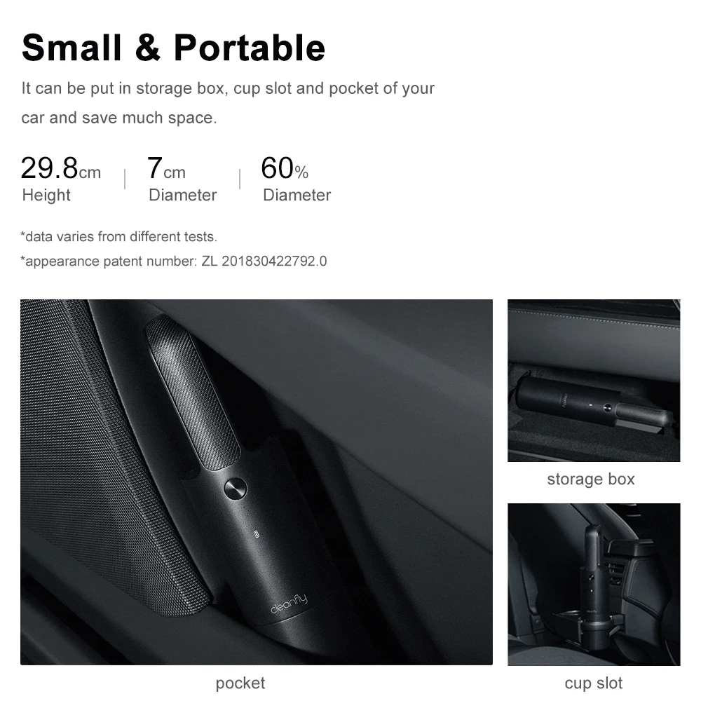 Xiaomi Mijia Cleanfly Fvq портативный автомобильный Домашний Беспроводной Ручной пылесос Мощный всасывающий быстрый заряд