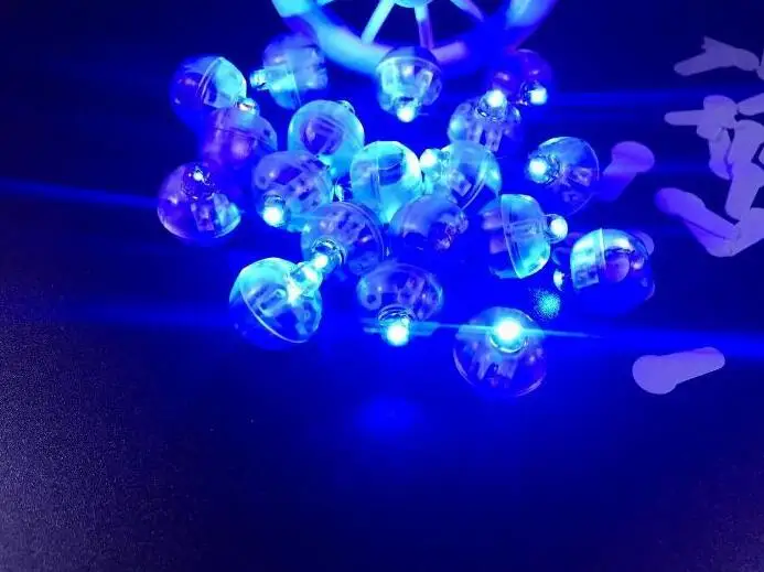 100 шт./лот круглые светодиодные воздушные шары мини-лампы для фонарей