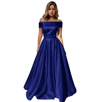 Menoqo Новое поступление сексуальные вечерние платья Vestido de Festa А-силуэт платье для выпускного Расшитое бисером карманы Robe De Soiree