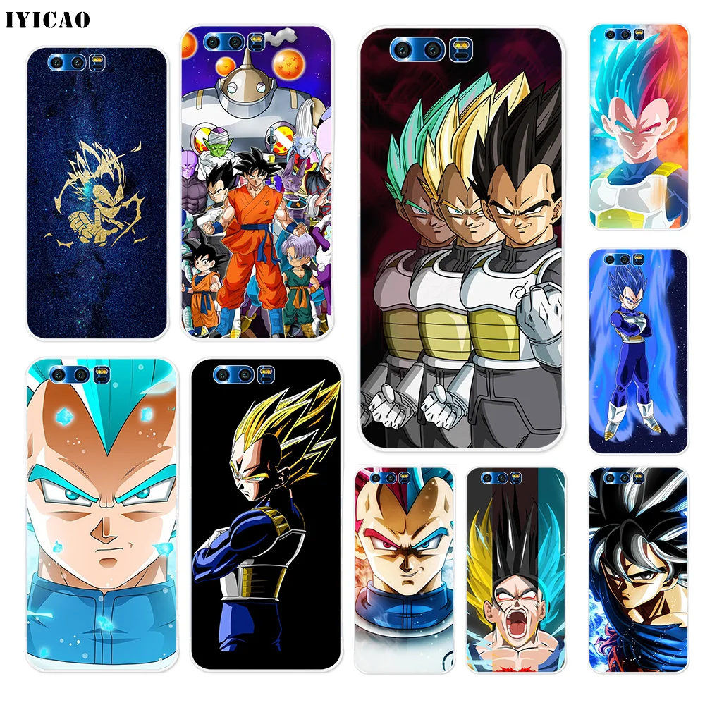 Мягкий силиконовый чехол IYICAO Vegeta Dragon Ball для Huawei Y9 Y7 Y6 Prime 2018 Honor 8C 8X8 9 10 Lite 7X 7C 6A 7A