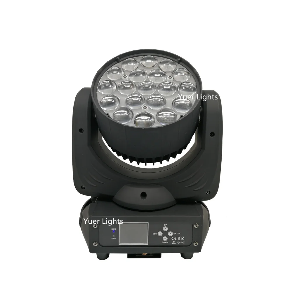 Профессиональный сценический свет 19x15 Вт led RGBW дискотека вспышка dmx512 круг