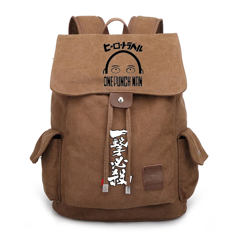 

Japan Anime One Punch Man Backpack Rucksack Travel Canvas Book School Bag for Boy Girls OPPAI Printed Backpack Bag 032202