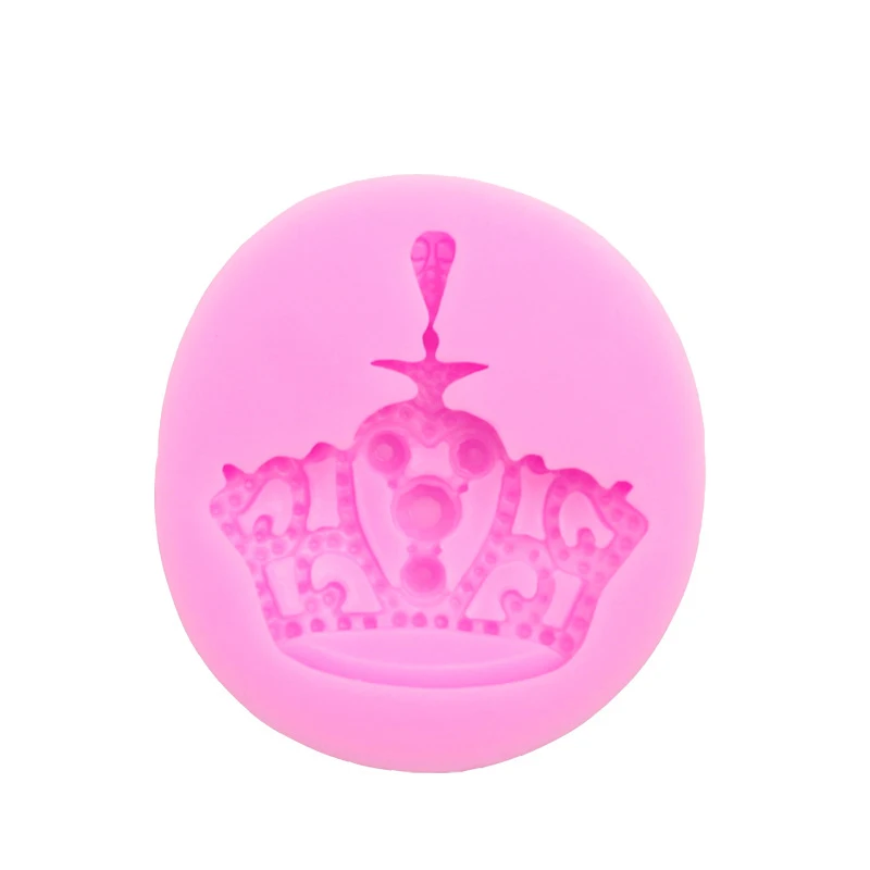 Sugarcraft Crown shape silicone mold fondant cake decorating tools gumpaste Princess Lace Cake Silicone Mold | Дом и сад