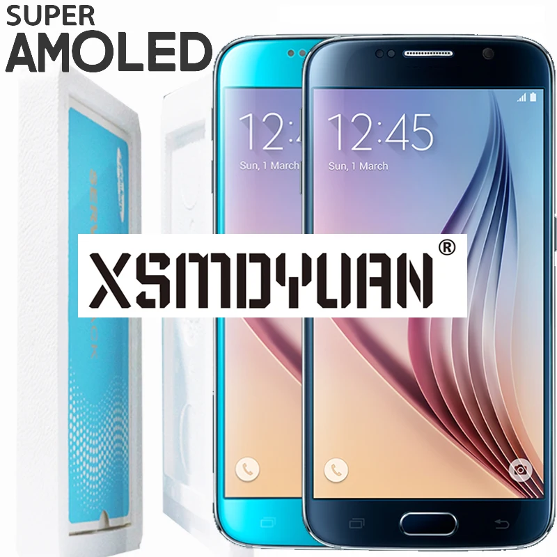 Оригинальный 5 1 ''Дисплей с Burn тени ЖК дисплей рамкой для Samsung Galaxy S6 G920 G920F