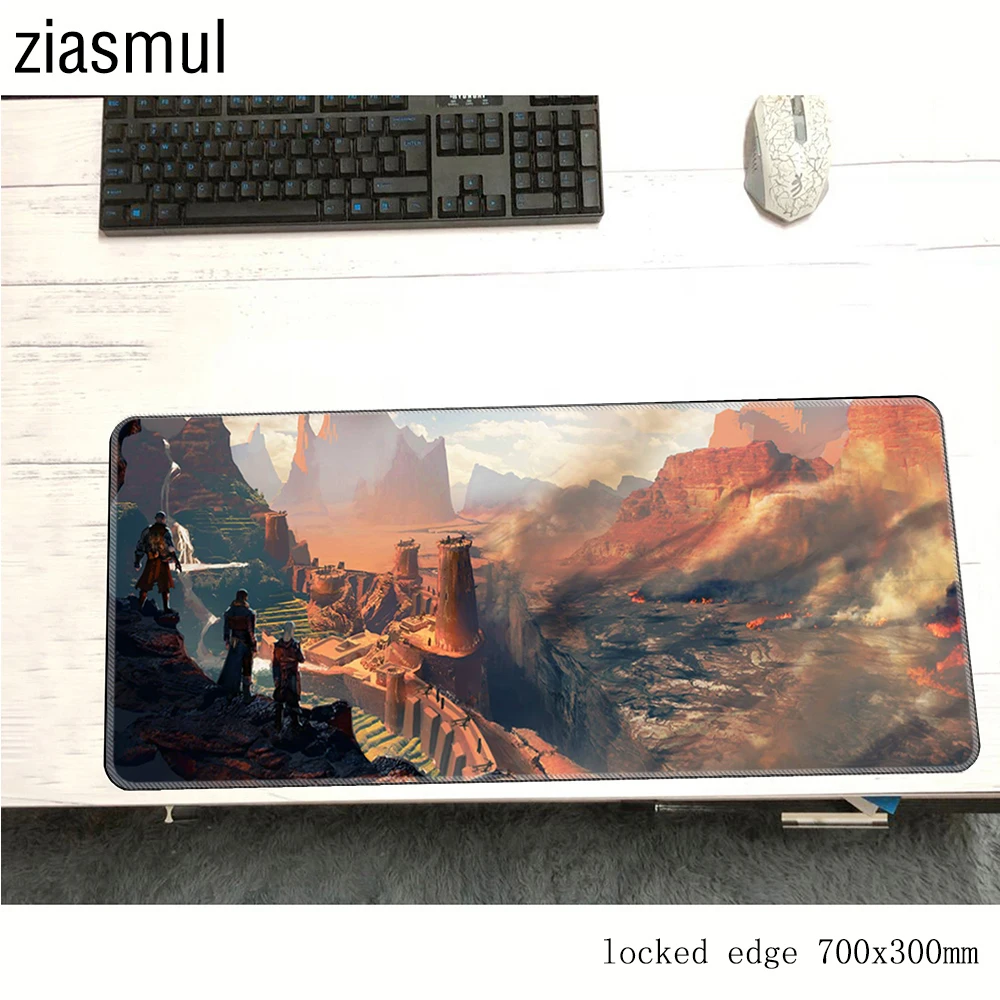 Коврик для мыши dragon age 700x300x3 мм Аниме компьютерной игровые аксессуары Новое