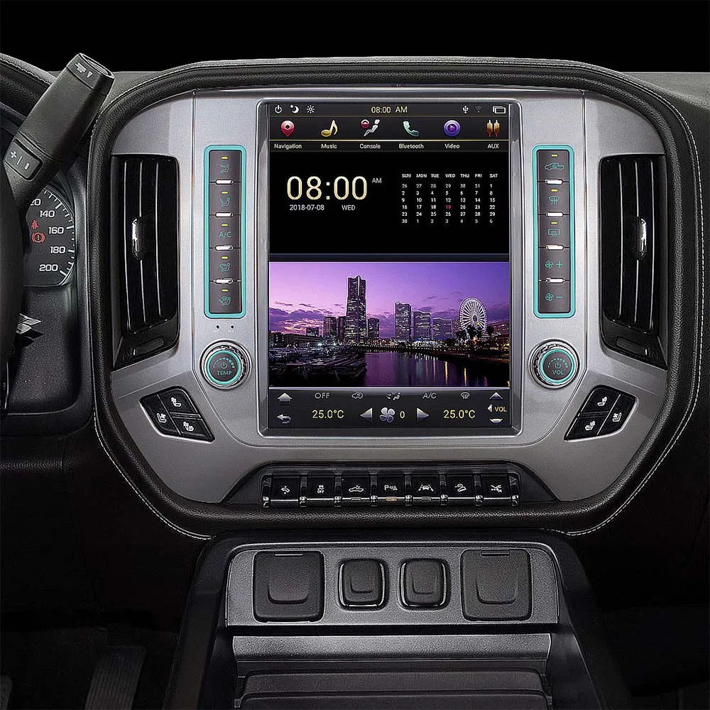 Автомобильный мультимедийный плеер Aotsr 12 1 дюйма IPS Android 7 без DVD GPS навигация для