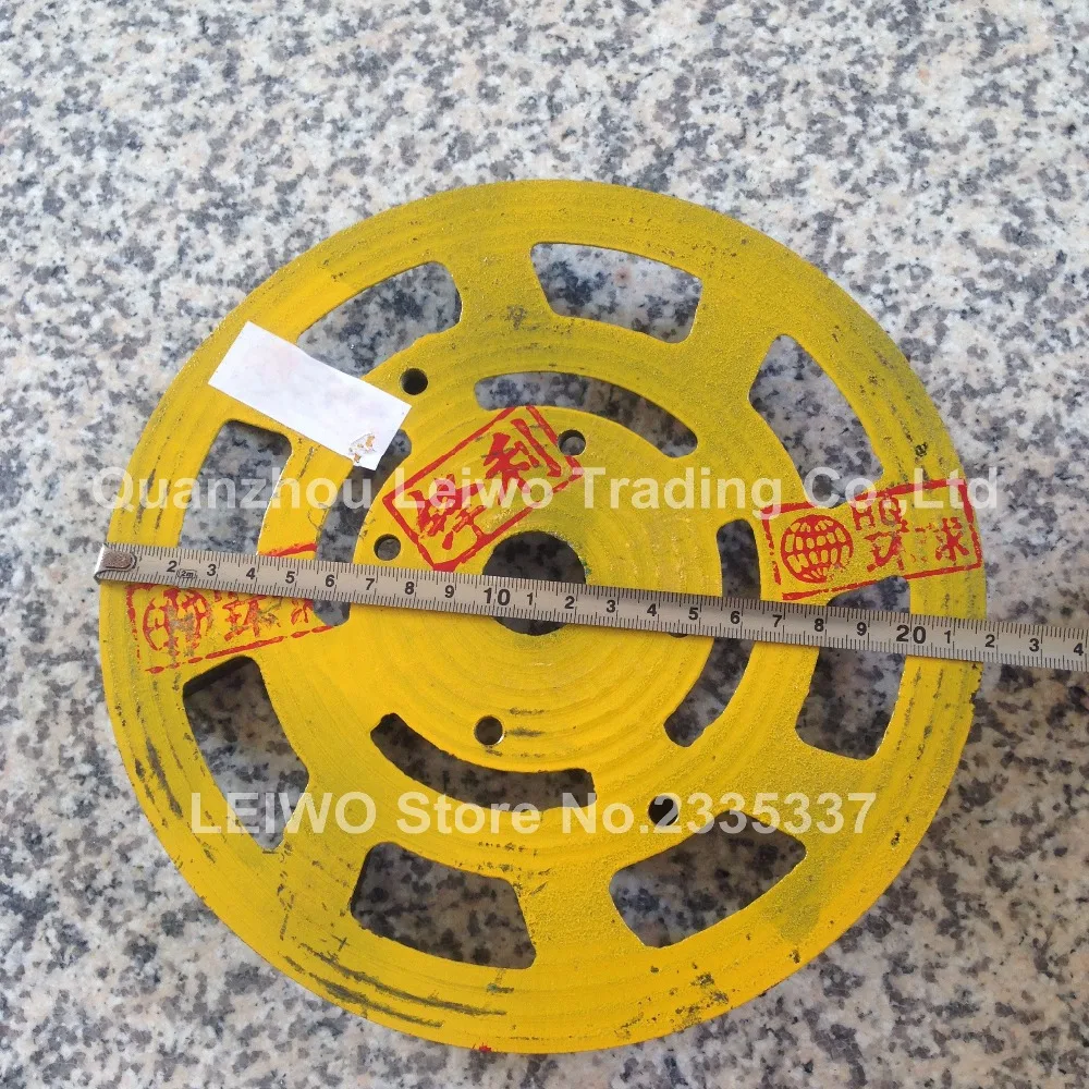 8 ступенчатая гранитная полировальная система шлифовальный диск с металлической