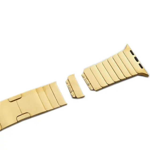 Модные наручные часы для apple watch series 5 4 3 2 1 ремешок из нержавеющей стали для iwatch edition 38 4 42 44 мм браслет
