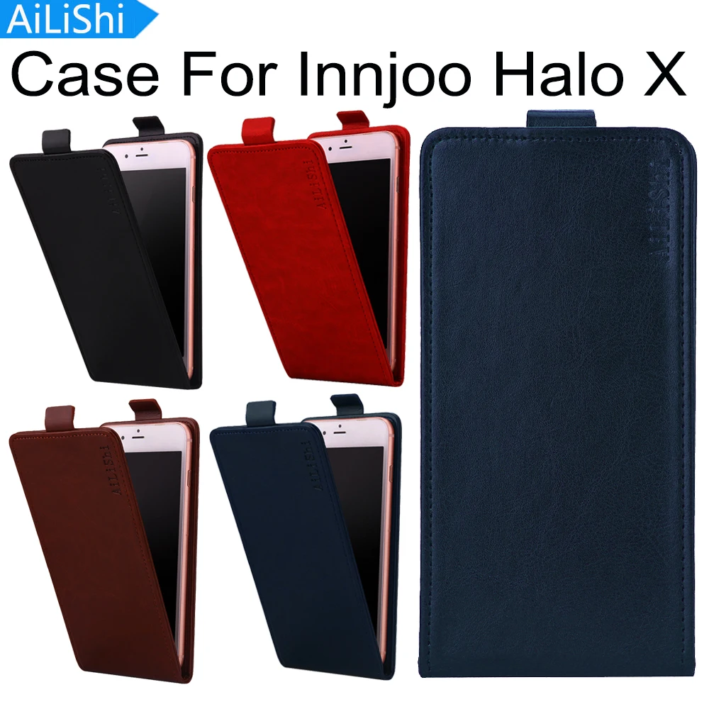 Чехол AiLiShi для Innjoo Halo X 4 цвета Новое поступление защитный чехол модный флип-чехол