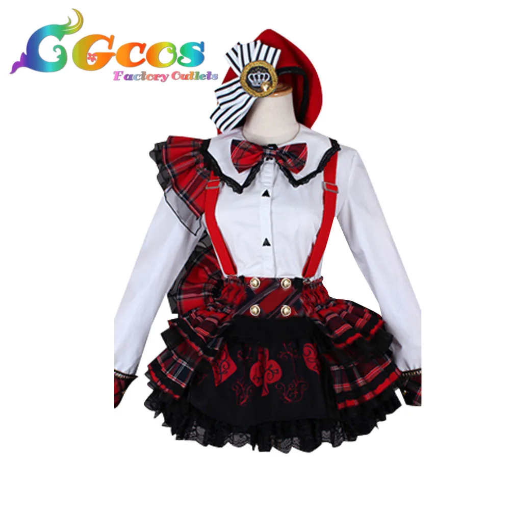 CGCOS Косплей Костюм Love Live! CYaRon! Aqours 1stLive Saito Shuka Watanabe You платья одежда Униформа