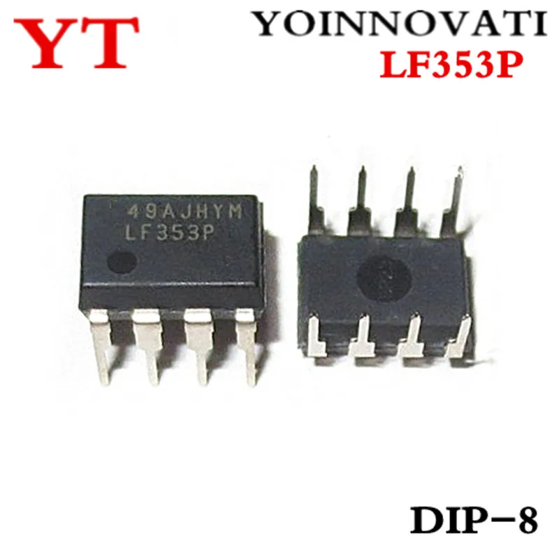 100 шт./лот LF353P LF353 353P DIP8 IC|100 pcs|10 pcs100 pcs/lot |